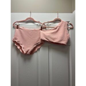 Pink 2 Piece Swimsuit